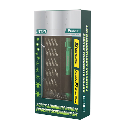 Набор прецизионных отверток 30шт ProsKit SD-9608