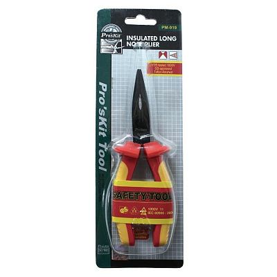 Длинногубцы изолированные 170мм ProsKit PM-919