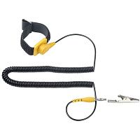 Антистатичекий браслет с гибкой манжетой на застежке-липучке, провода - 3 м ProsKit 608-611B