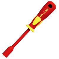 Диэлектрическая торцевая отвертка для работы под переменным напряжением до 1000 В (M13x125) ProsKit 