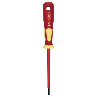 Изолированная шлицевая отвертка (4,0х100 мм) до 1000В ProsKit SD-800-S4.0