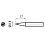 Паяльное жало, клин, 0,8мм (вн.д.4мм, вн.д.6,3мм) ProsKit 5SI-216N-0.8D