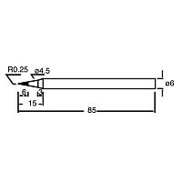 Сменное коническое паяльное жало ProsKit SI-S120T-6SB