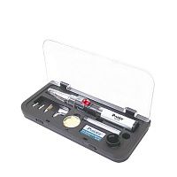 Газовый паяльник-горелка с набором аксессуаров в пластиковой коробке ProsKit GS-23K