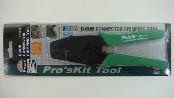 Кримпер для D-SUB разъемов кабеля (205 mm) ProsKit 608-384N