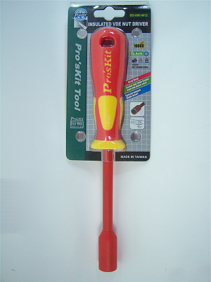 Изолированная торцевая отвертка (M12, 125 мм) до 1000В ProsKit SD-800-M12