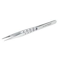 Прямой острый пинцет 165мм, сталь, магнитный, сверхпрочный для труднодоступных мест ProsKit 1PK-123T