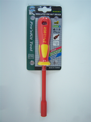 Отвертка диэлектрическая торцевая (M8.0x125) ProsKit SD-800-M8.0